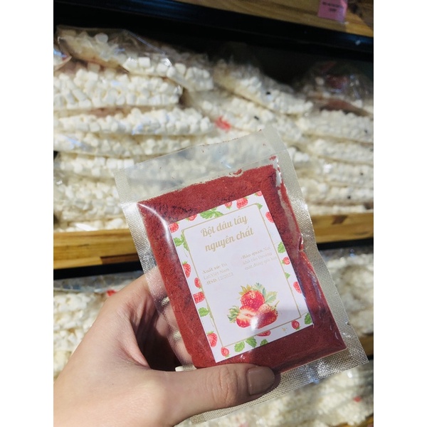 Bột Dâu Tây nguyên chất 100% 50gr