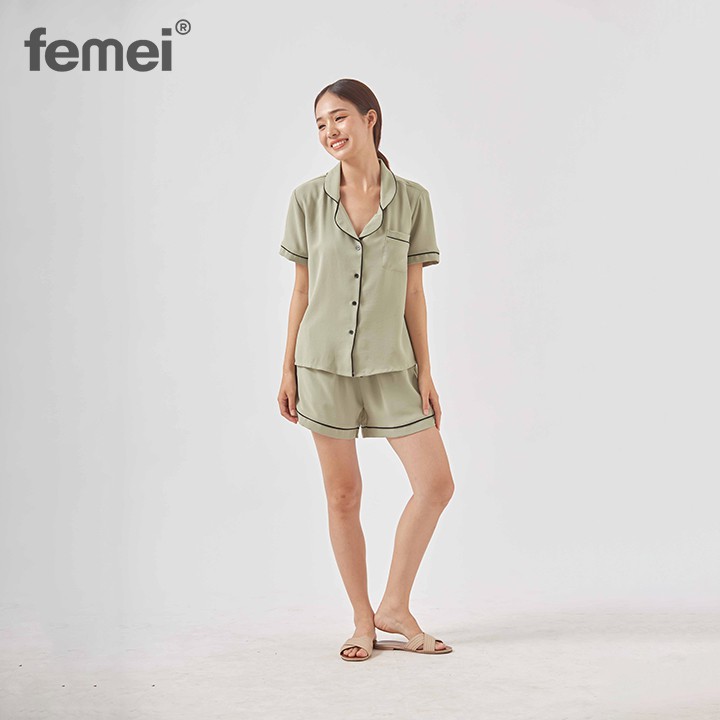 FEMEI - Bộ Pijama ngắn mặc nhà PNC021