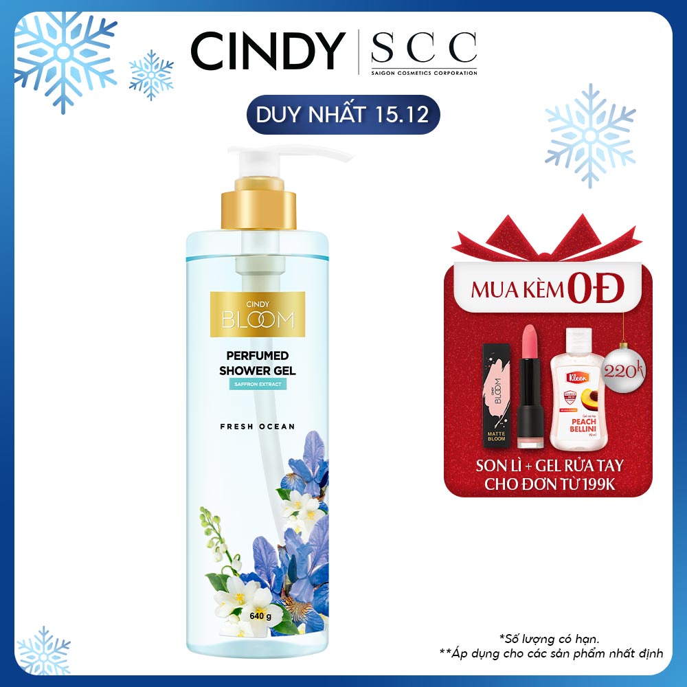 Sữa Tắm Nước Hoa Cindy Bloom Fresh Ocean 640g