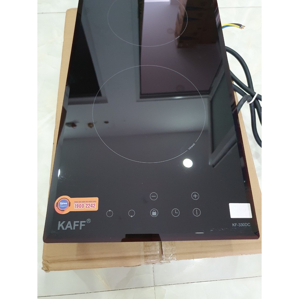 Bếp từ hồng ngoại đôi cảm ứng KAFF KF-330DC
