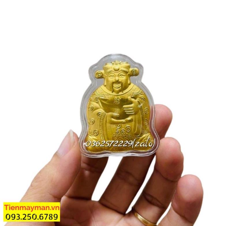[Quà Tết] Ông Thần Tài Mạ Vàng Kèm Túi Gấm Phúc Lộc ý nghĩa, túi đỏ gửi mẫu ngẫu nhiên