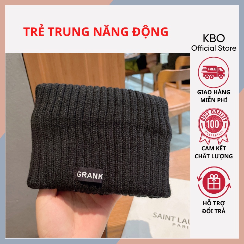 Băng Đô Len Bản Rộng Thời Trang Phong Cách Hàn Quốc Là Phụ Kiện Tóc Không Thể Thiếu Cho Phái Nữ , KBO Shop KBO009