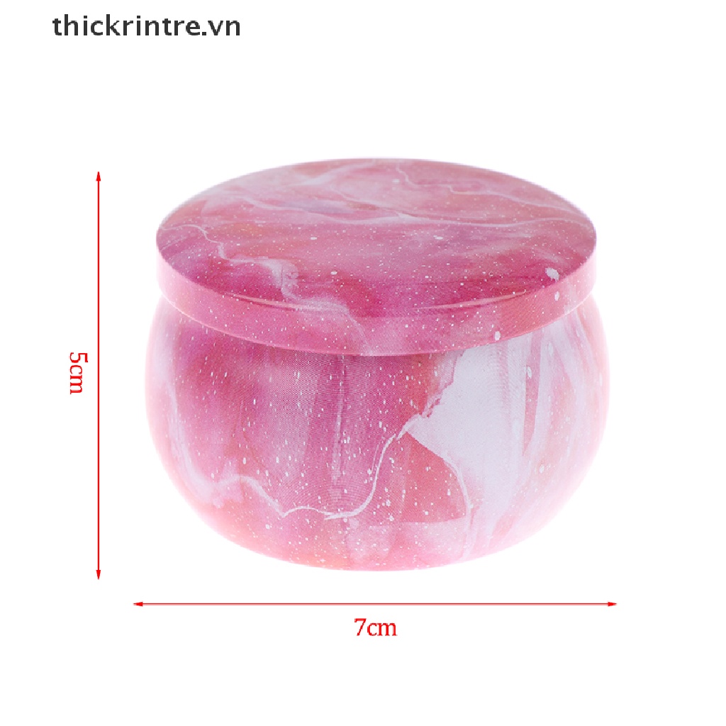 Hộp Thiếc Mini Đựng Nến Trang Sức Đa Năng Tiện Dụng