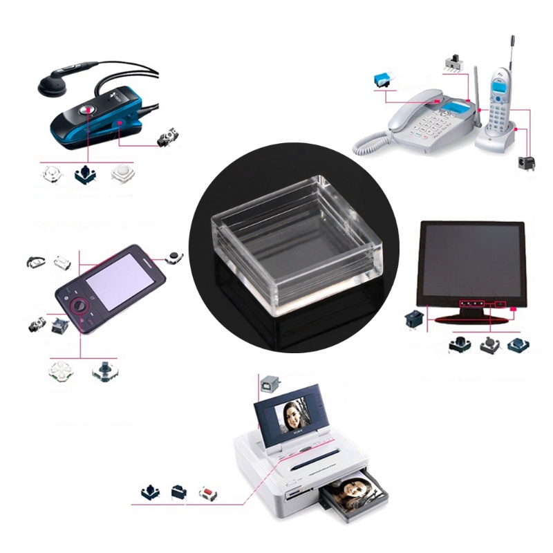 Set 100 Vỏ Bọc Công Tắc Chống Bụi Bằng Nhựa