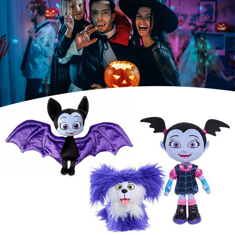 ZF Vampirina Bats Girl Purple Dog Plush Toy For Home Decoration Gift For Children Kids @VN