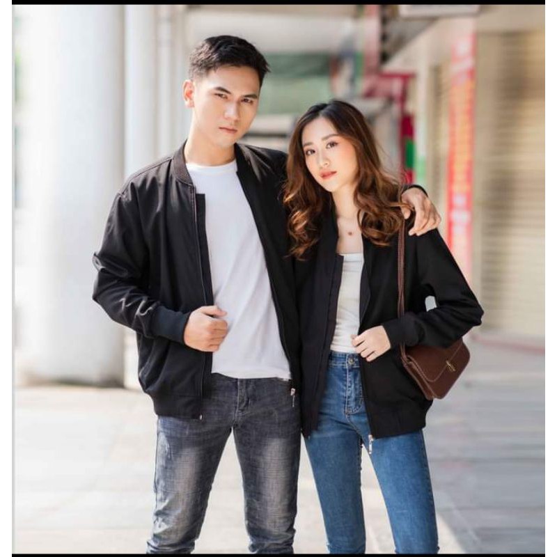 Áo khoác kaki nam nữ kiểu bamber