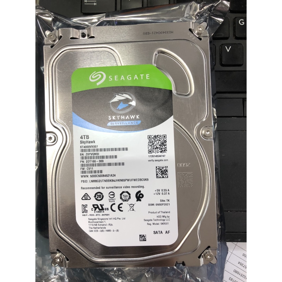 Ổ Cứng HDD SEAGATE 4TB/6TB/8TB Skyhawk BO XÉO- Hàng Nhập Khẩu , Mới 100%, Bảo Hành 2 Năm , 1 Đổi 1, Hình Thật, Clip Thật