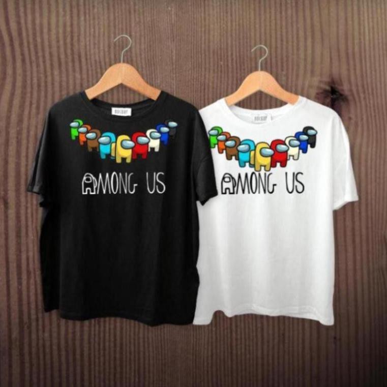 Áo among us, áo thun among us cute, áo couple among us, vải cotton mát mịn, hình in sắc nét, áo thun