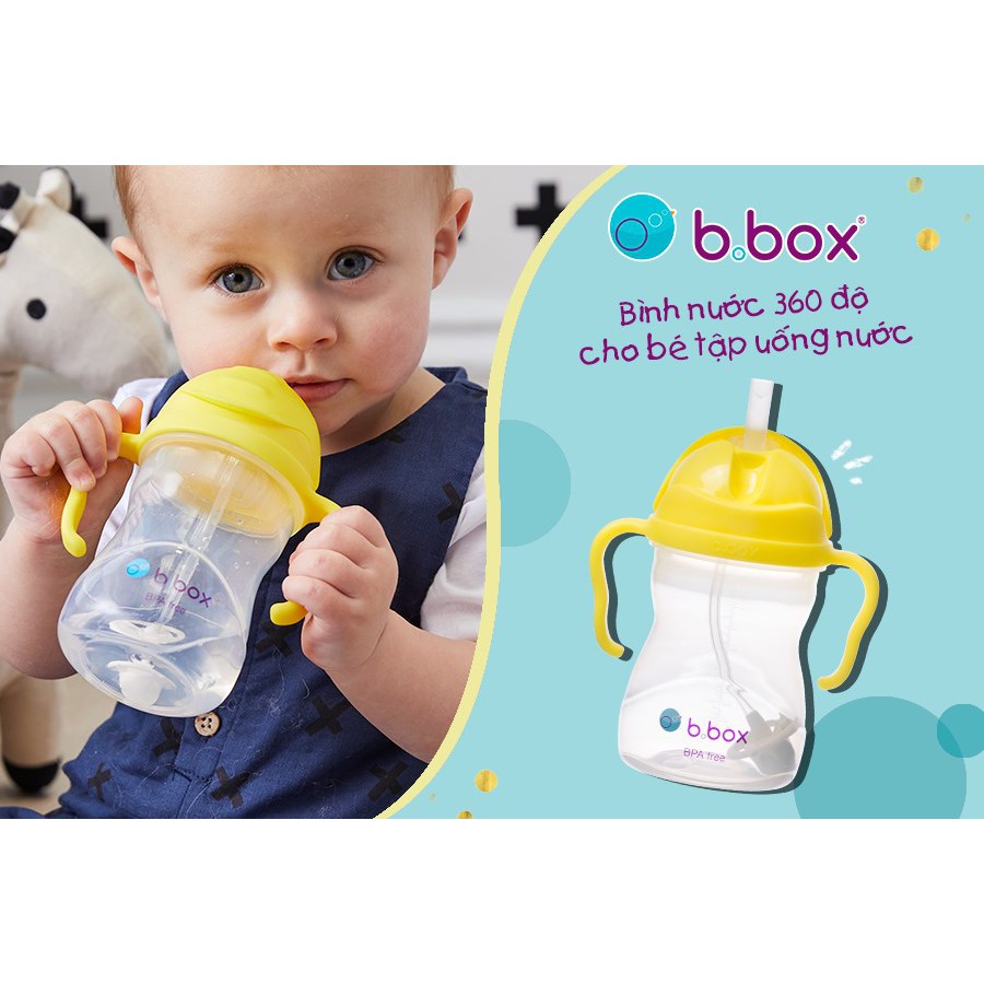 Chính Hãng Bình tập uống nước BBox 240ml cho bé từ 6M - Xuất xứ Úc