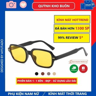 Kính mát nam nữ Cao Cấp - Đẹp chống UV400 - Sơn Tùng MTP gọng kính vuông xu hướng thời trang 2022 -Q2160