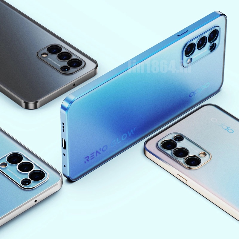 ốp lưng điện thoại mạ sang trọng tương thích Cho Oppo A94 A53 2020 A32 A12 A5 2020 A9 2020 A11K A91 A52 A15 A15S Reno5 Pro Reno6 Pro Ốp mềm silicon TPU trong suốt case