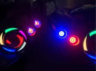 Mắt cú cho ex 150 led oblock
