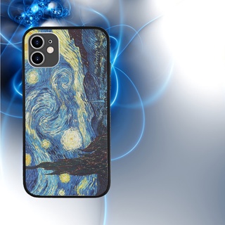 Ốp lưng iphone tranh van gogh đêm đầy sao 3 tca20220026