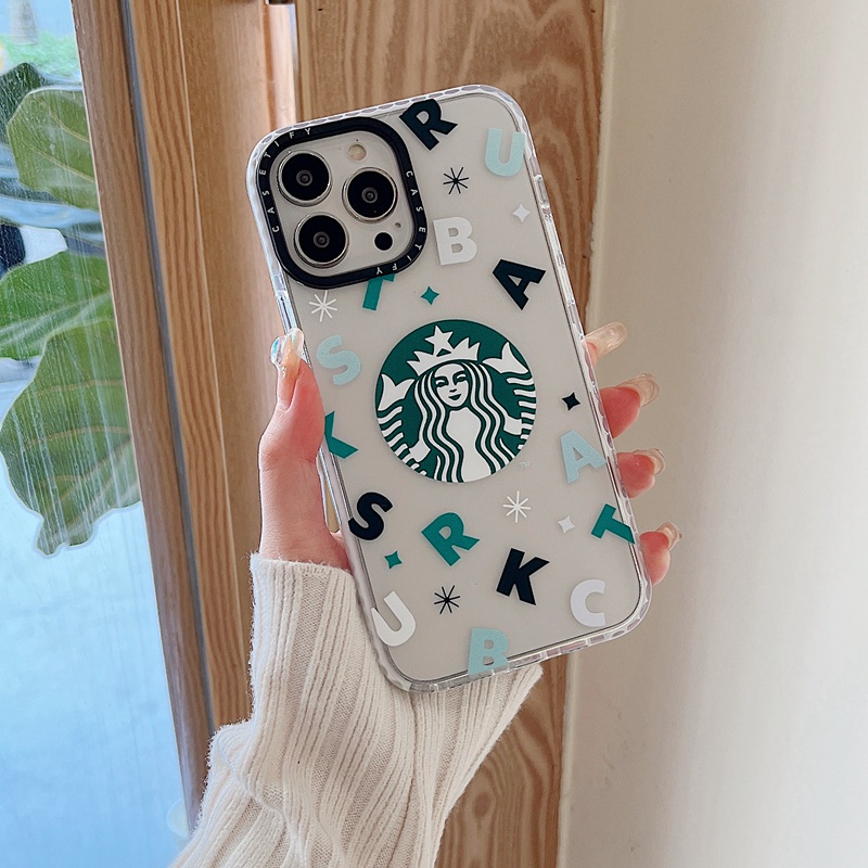 Ốp điện thoại Casetify bằng TPU họa tiết Starbuck thích hợp cho Iphone 7 8 Plus X XS XR 11 12 13 2020