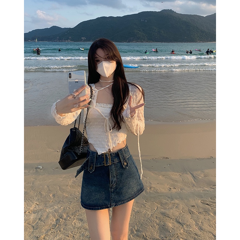 Set Áo Khoác Cardigan + Áo Không Tay Thời Trang Dành Cho Nữ