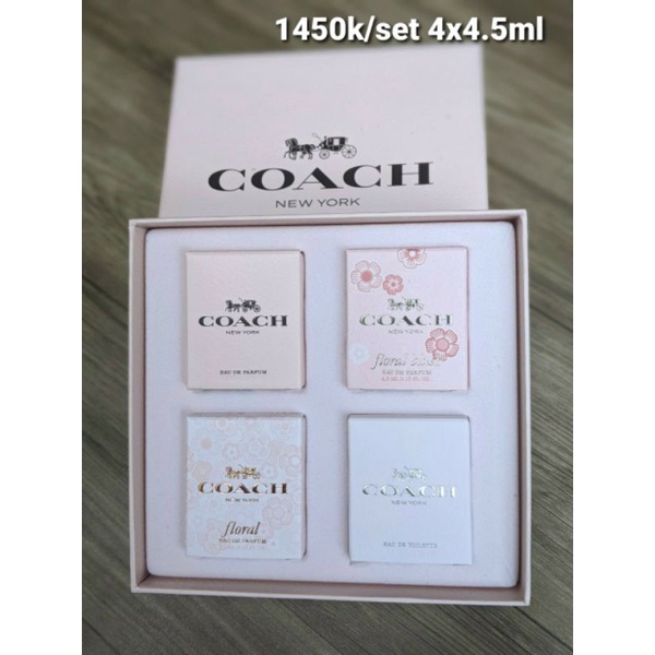 Set 4 chai nước hoa mini Nữ Coach