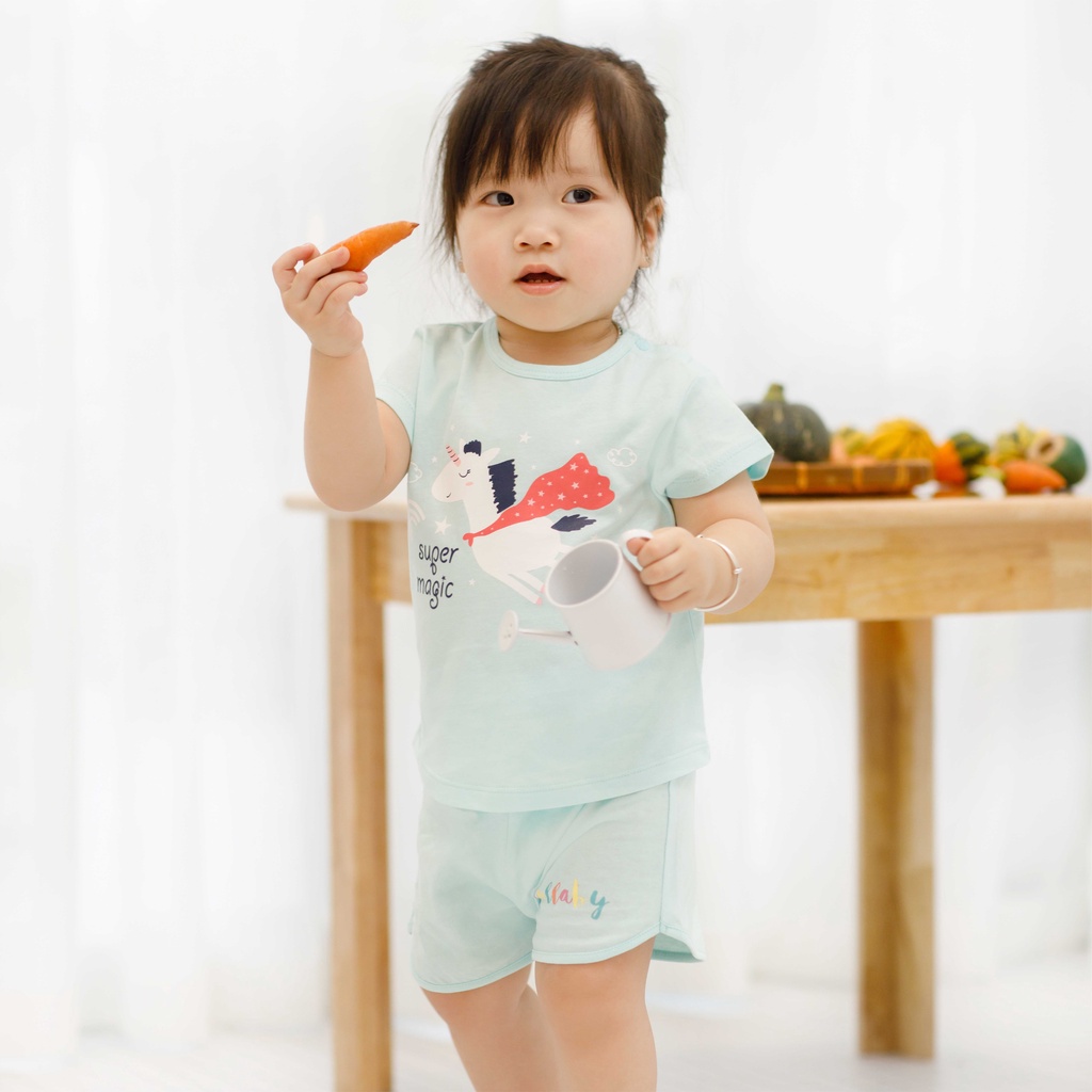 Lullaby Áo cộc tay cài vai BG - NH618P - BST SẮC MÀU LULLABY