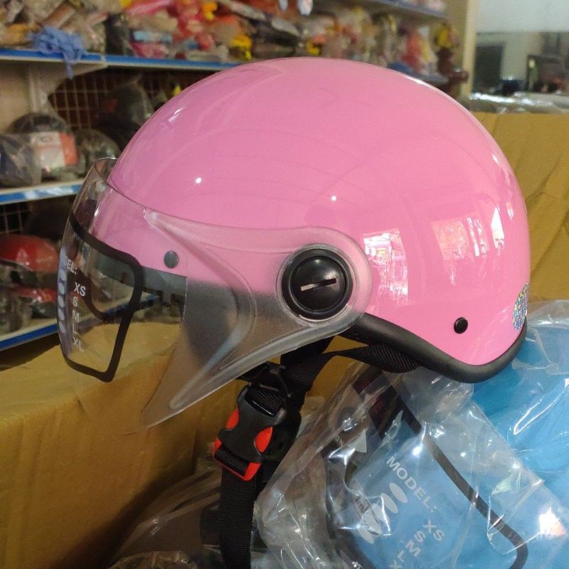 ( Amby Helmet ) Mũ bảo hiểm có kính chính hãng - Siêu xinh ❤