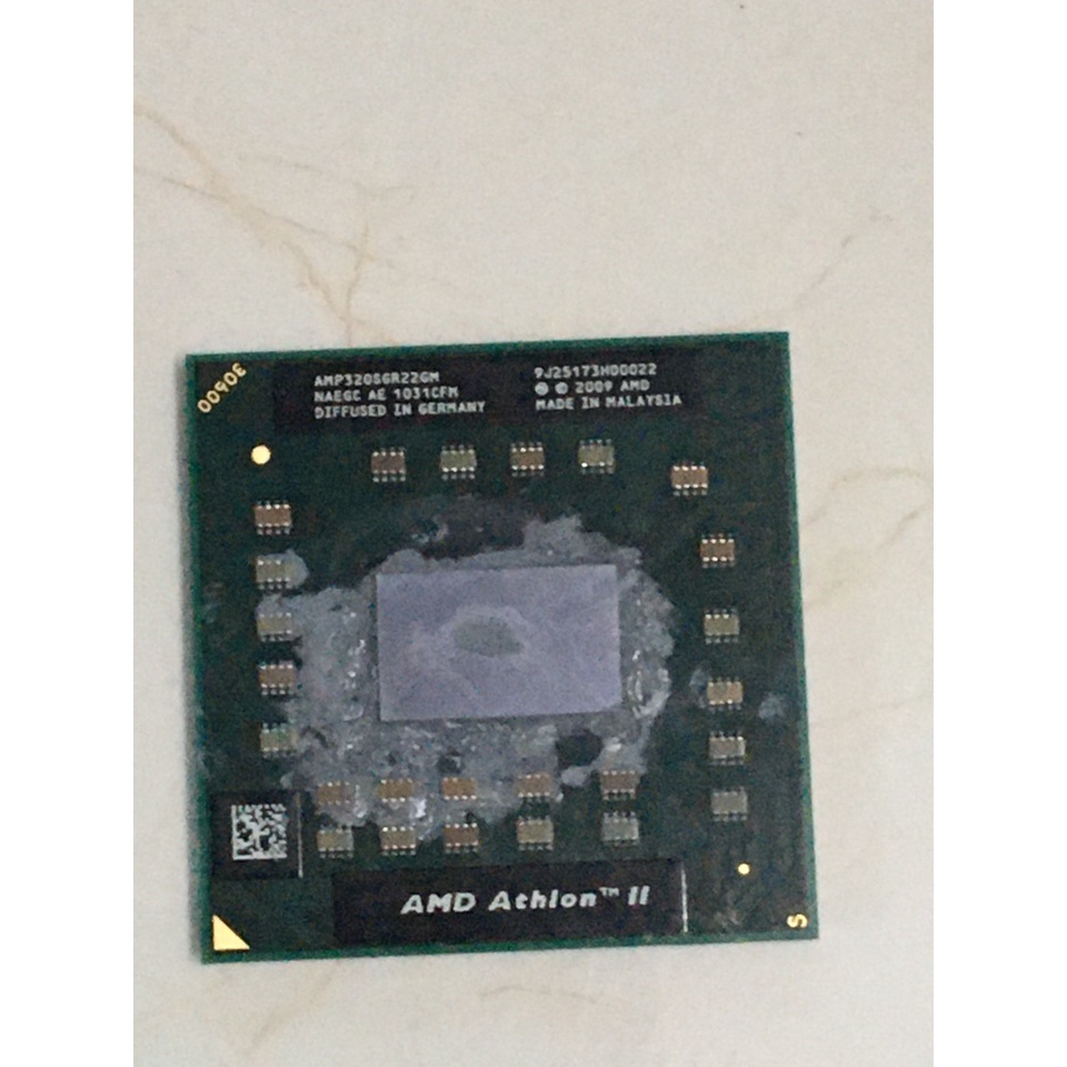 cpu laptop amd athion ii