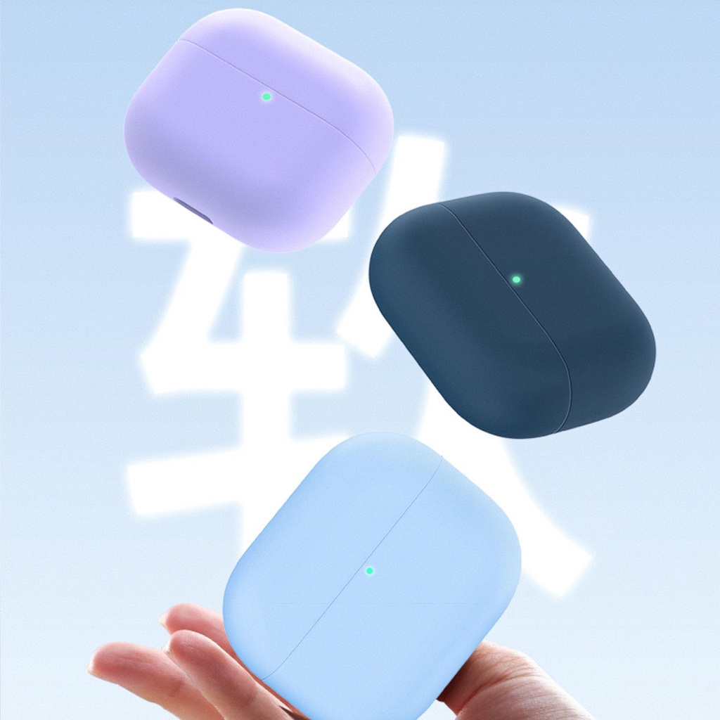 Vỏ Bảo Vệ Hộp Sạc Tai Nghe Airpods Pro2 2022 3 3 Pro Bằng Silicon Dẻo Phong Cách Mới