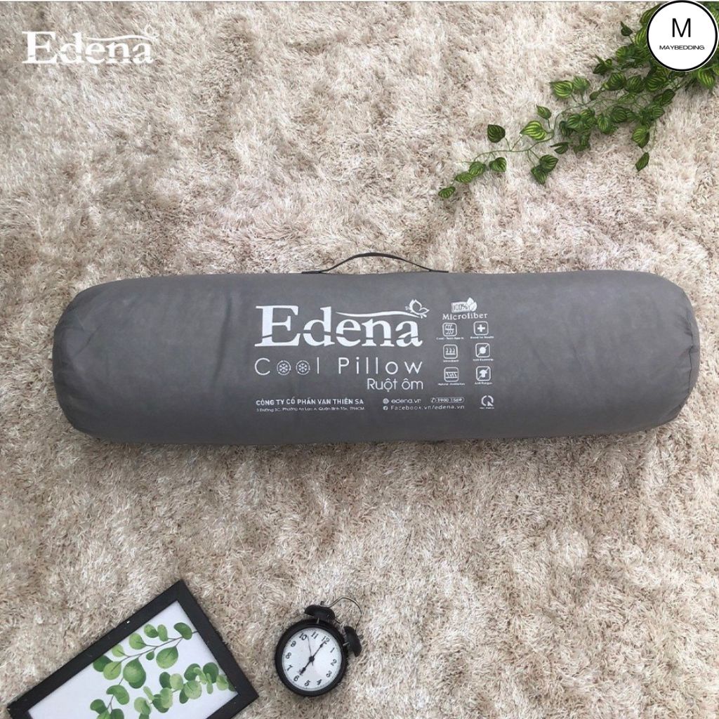 Ruột Gối Ôm Cool EDENA 80x100cm - Hàng Chính Hãng, Cao Cấp