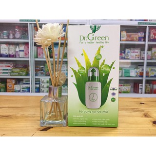 BÌNH RỬA MŨI DR.GREEN + 10 GÓI HỖN HỢP RỬA MŨI DR.GREEN