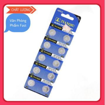 Vỉ 10 viên Pin nút AG13 / LR44/AG10