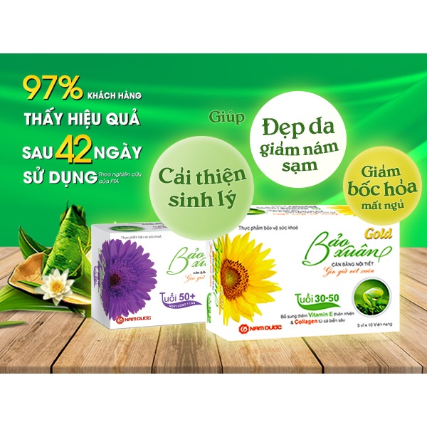 Bảo Xuân Gold và Bảo Xuân Tím - Tăng cường nội tiết tố nữ