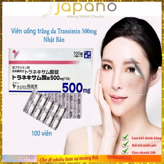 Viên uống trắng da Transimin 500mg Nhật Bản mờ thâm nám 100 viên - Japano