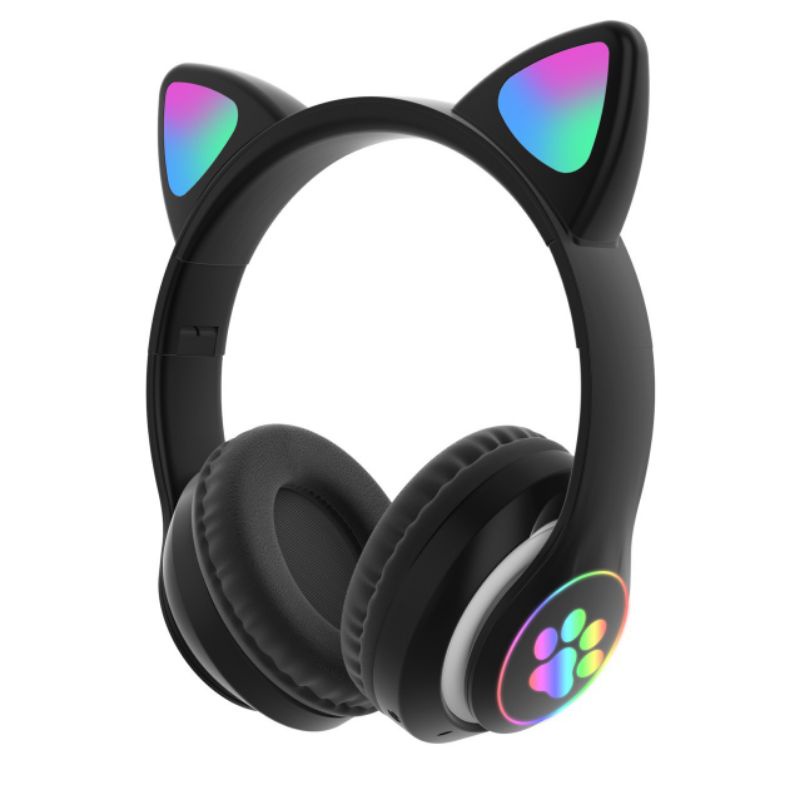 Tai nghe mèo, tai nghe chụp tai Bluetooth siêu dễ thương STN 28