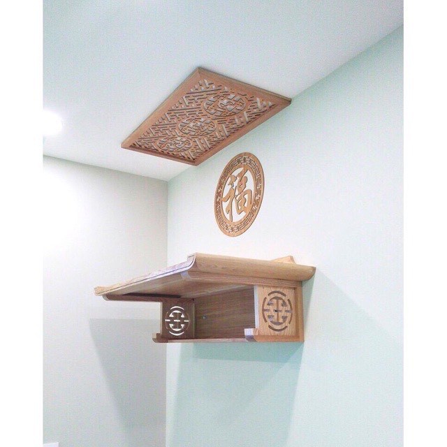 Tấm chữ tròn trang trí ban thờ 40x40 FREE SHIP