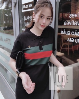 Đầm suông len mongtoghi phối kẻ