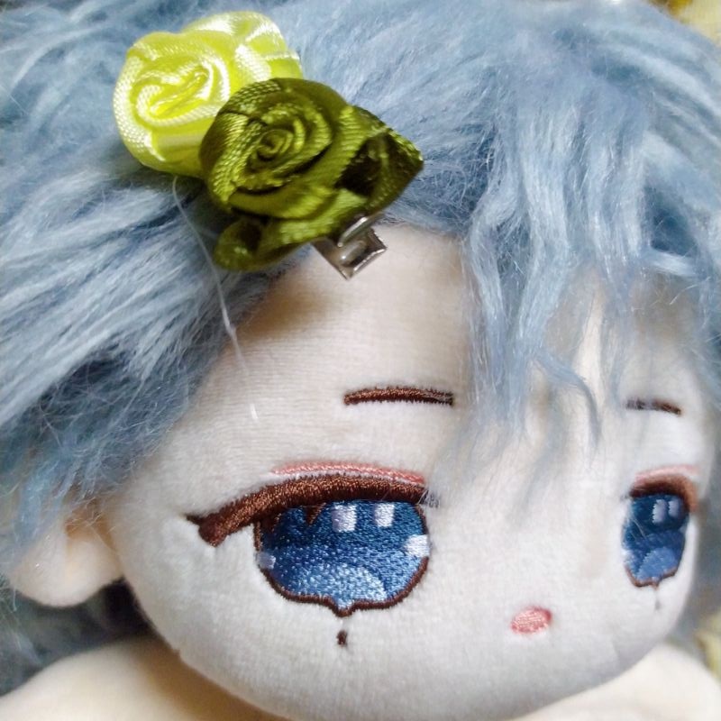 Kẹp Tóc Nhiều Hoa Đính Hạt Cho Doll Tóc Tơ 20cm