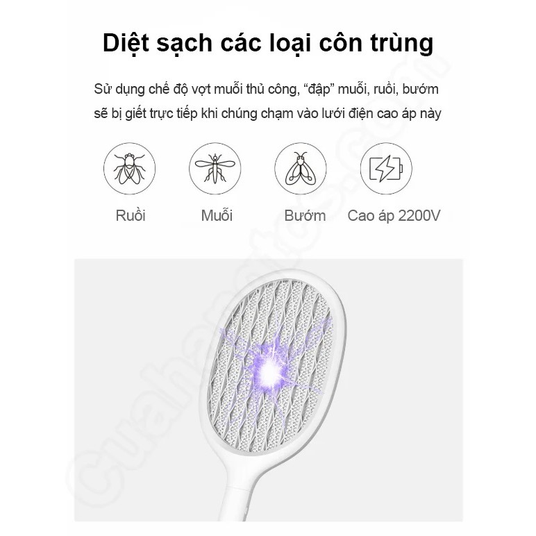 Vợt điện kiêm đèn bắt muỗi Xiaomi Solove