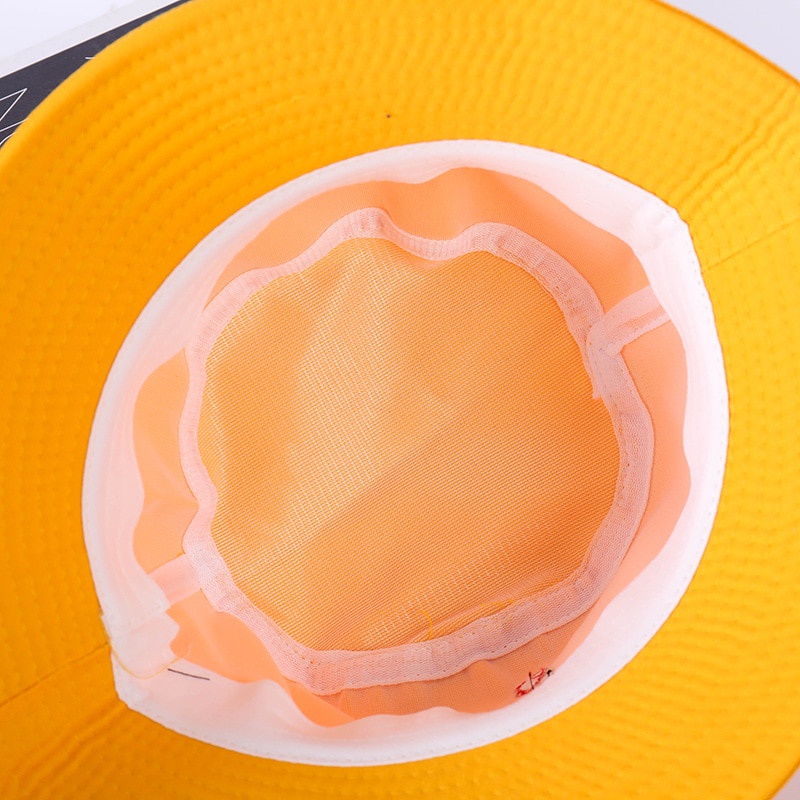 Nón Bucket Chất Liệu Cotton Thêu Chữ Thời Trang Mùa Hè Cho Nam Nữ