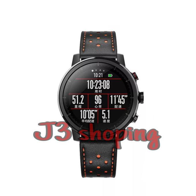 Dây Đeo Da Thay Thế Cho Đồng Hồ Thông Minh Xiaomi Amazfit Stratos 1 2 Pace 0512