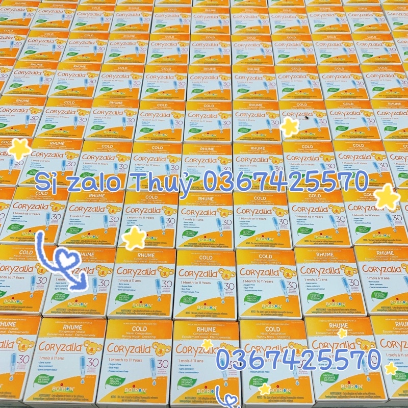 ( Date 11/2025) Muối coryzalia 30 tép cho bé cảm cúm, cảm lạnh