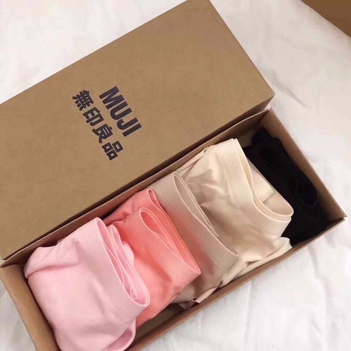 Hộp 5 quần lót su MUJI nữ