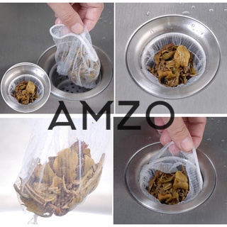 100 Túi lọc rác bồn rửa chén tiện dụng - AMZO