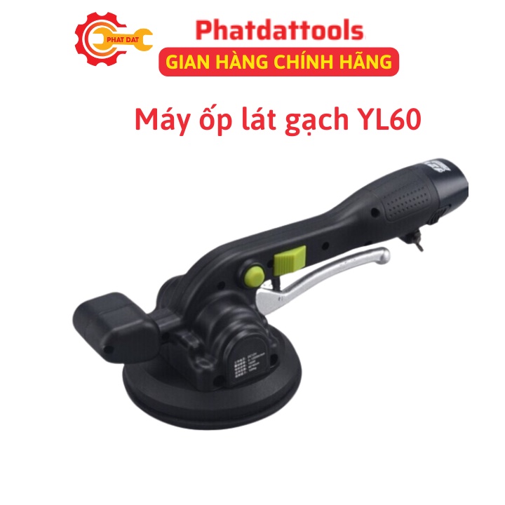 Máy đầm rung và hít gạch 2 chức năng YL60-2 pin sạc-Bảo hành 6 tháng