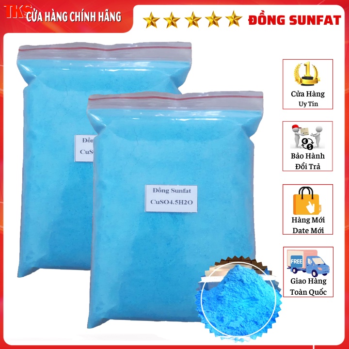 500g ĐỒNG SUNFAT CuS04 Diệt Nấm Khuẩn, Rong Rêu, Vệ Sinh Ao Hồ