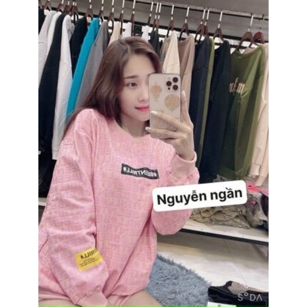 [ Hàng Chuẩn ] Áo Nỉ Sweater form rộng dài tay freesize 40kg_65kg siêu hot đẹp xuất sắc ( kèm ảnh thật) | BigBuy360 - bigbuy360.vn