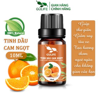 ✅ [ Nguyên Chất ] Tinh dầu Cam Ngọt GULIFE Chiết Xuất Hoàn Toàn Từ Thiên Nhiên - Làm Thơm Phòng & Tăng Miễn Dịch