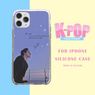 Ốp lưng BTS Taehyung quote iPhone 8 Plus 7Plus X XR Xs Max 6 6s Plus 11 Pro Max BLUBTS0585