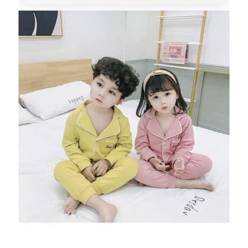 Lyvyshop - Bộ pijama cotton 4 chiều loại 1 cho bé 09-26kg