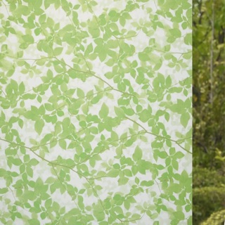 5m decal dán kính lá xanh khổ 45 cm