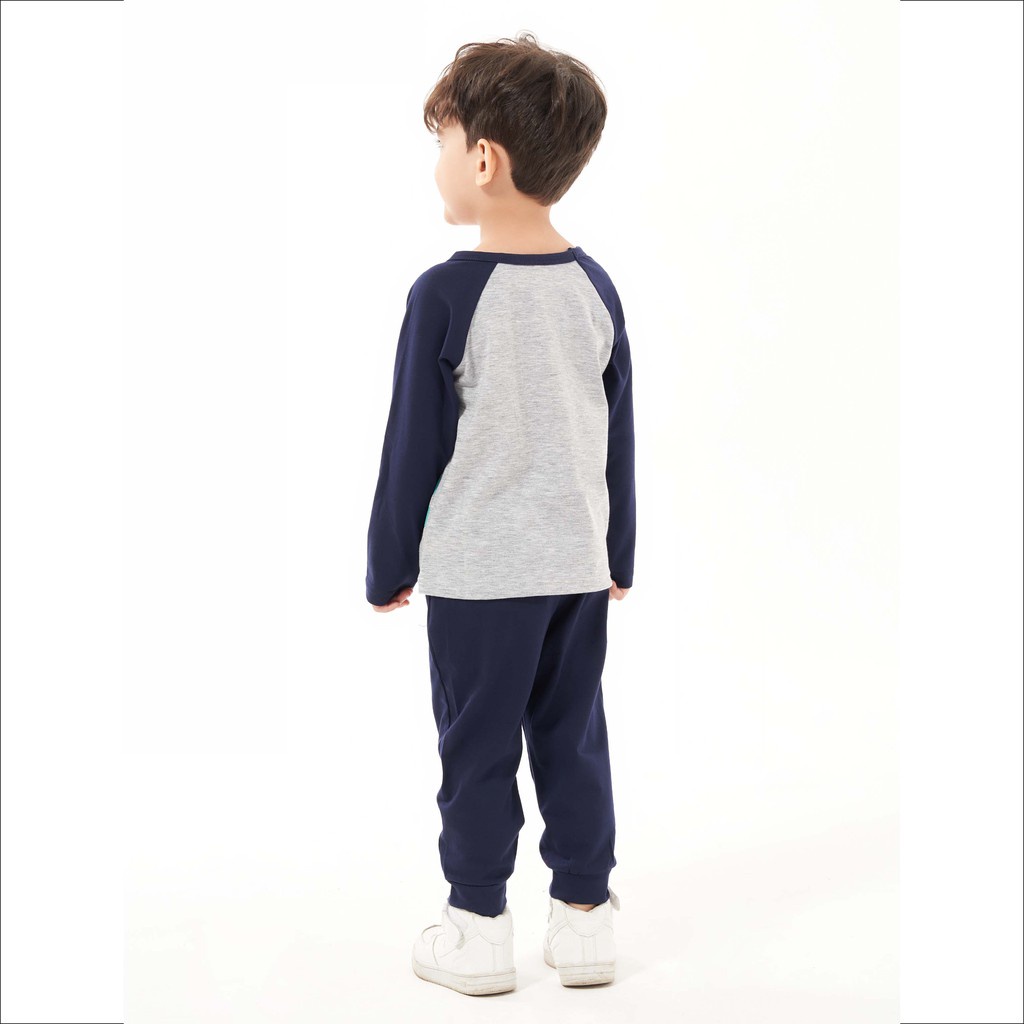 Đồ Bộ Bé Trai Dài Tay Mặc Nhà Chất Thun Cotton Cao cấp BB20