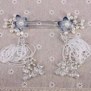 Bộ trâm cài tóc hán phục Trung Quốc DIY.
