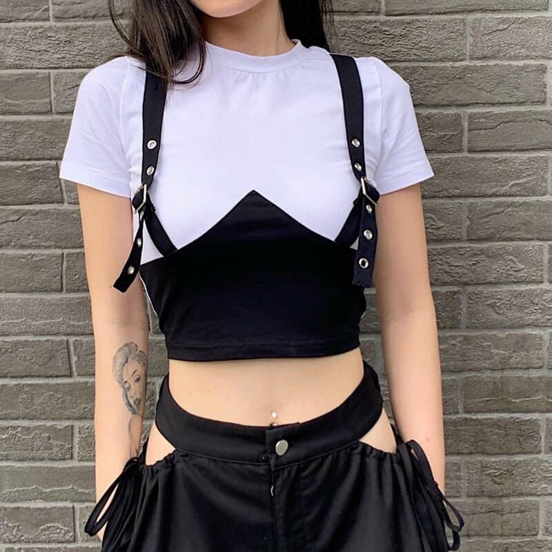Áo thun nữ - Áo croptop nữ - Áo thun kiểu coptop nữ - Áo thun hot trend