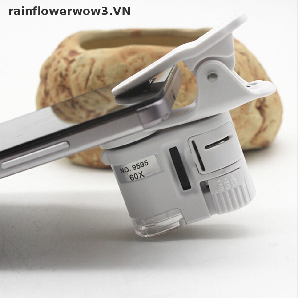 Ống Kính Phóng To 60X Với Đèn led Cho Điện Thoại Di Động 1 Cái